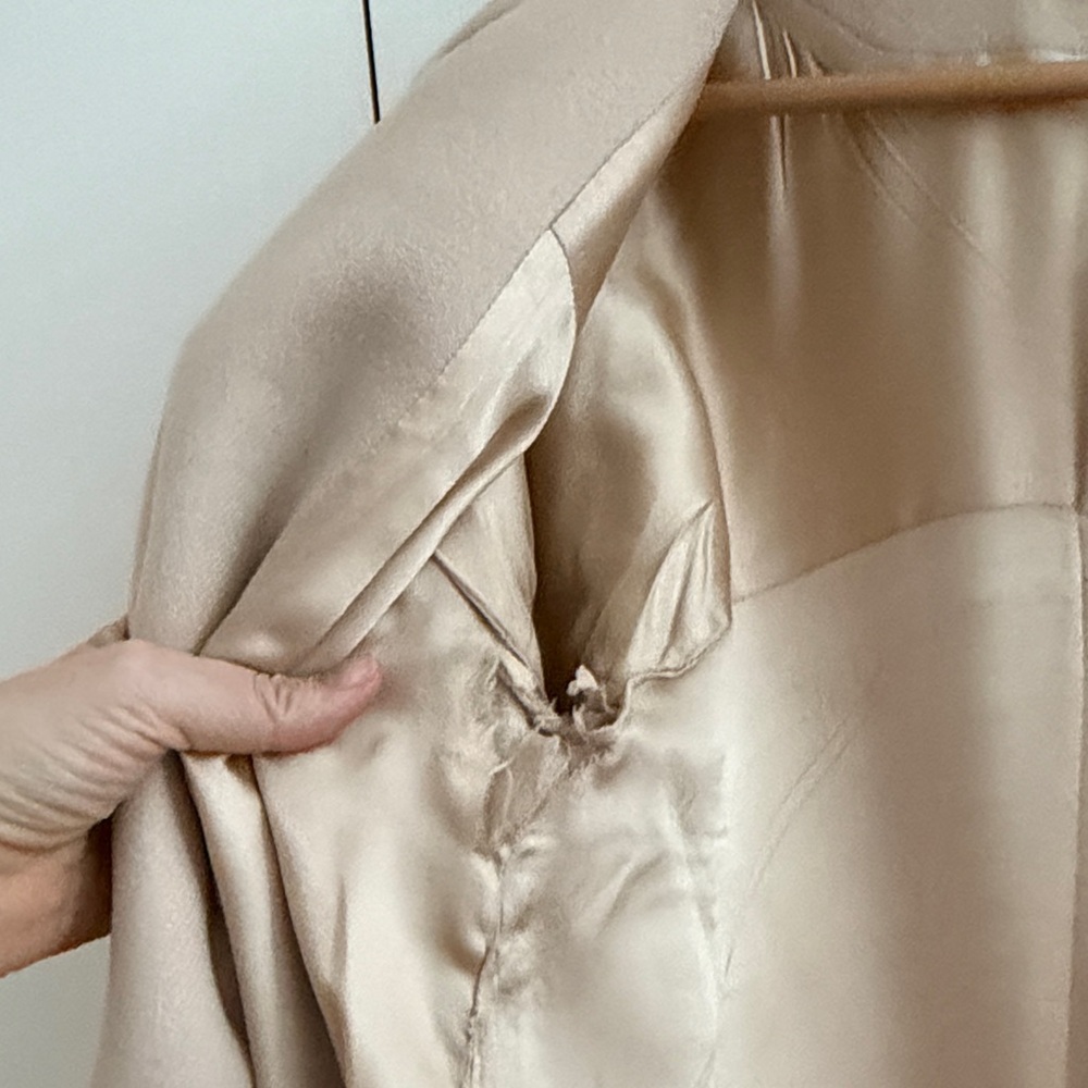 Light Beigh Women's Coat - Picture 3 of 6